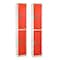 Adiroffice 12 in W, 12 in D, 72 in H, Steel ADI629-202-RED-2PK - alternate 1